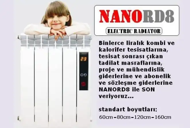 Elektrikli Alüminyum Radyatör